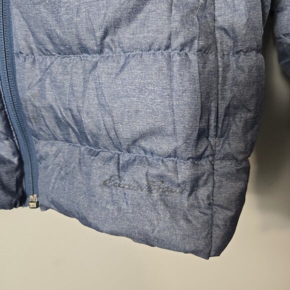 Eddie Bauer Women's Size M CirrusLite Puffer Down Blue Short Jacket - Picture 3 of 12